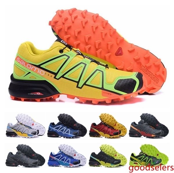 

2020 men shoes zapatos hombre speed cross 4cs sport sneakers mens black outdoor athletic speedcross solomon 4 running shoes