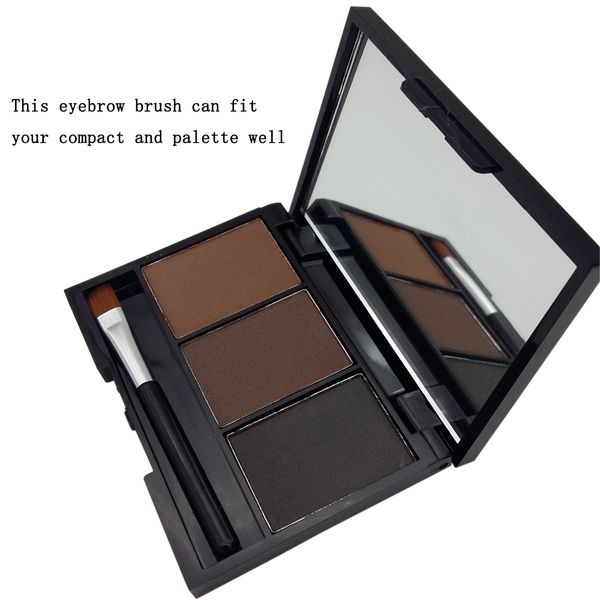 

кисть для бровей портативная высококачественная угловая кисть для бровей и мини-кисть spoolie для макияжа от vôsaidi