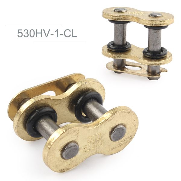 

motorcycle 530hv master chain connector link o-rings gold 4pc for