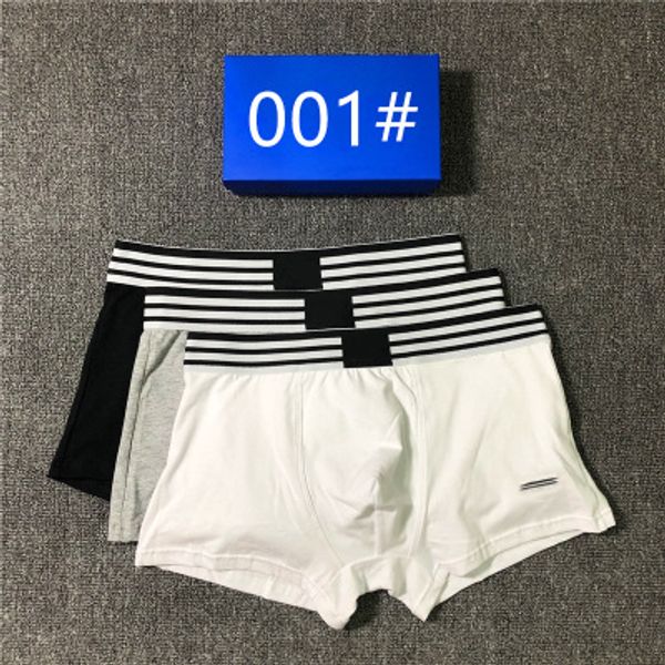 

fashion mens designer underwear new arrival brand underpants luxury boxers mens clothing 6 colors size -2xl yf20433, Black;white