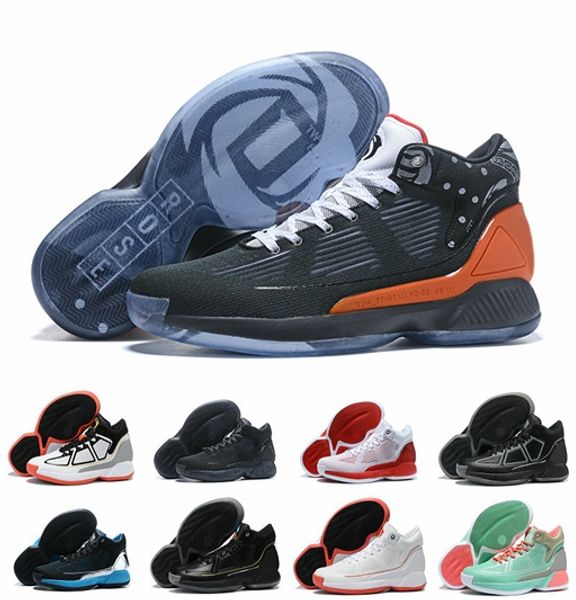 

d rose 10 basketball shoes 10s new arrival 9s boardwalk black derrick rose x mvp bounce red high man men authentic designer boots zapatos, White;red