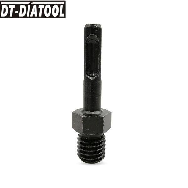 

dt-diatool adapter m14 or 5/8-11 male thread to sds plus shank for core bits can be fitted on hammer drill or electric drill