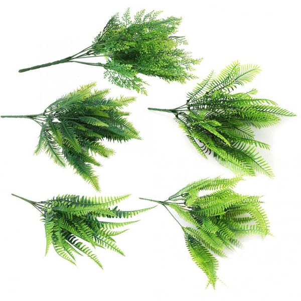 

artificial plant grass decor plastic artificial fake water plant grass office home garden landscape decor