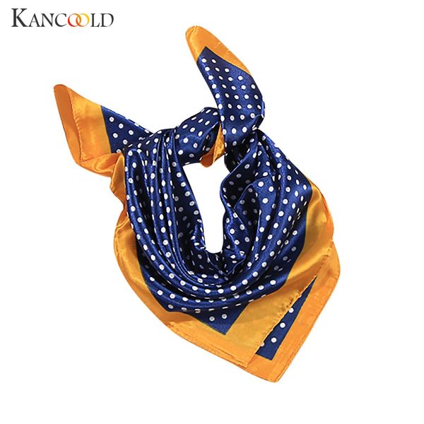 

kancoold scarf women elegant fashion head neck hair tie silk satin scarf shawl wrap kerchief women 2018nov21