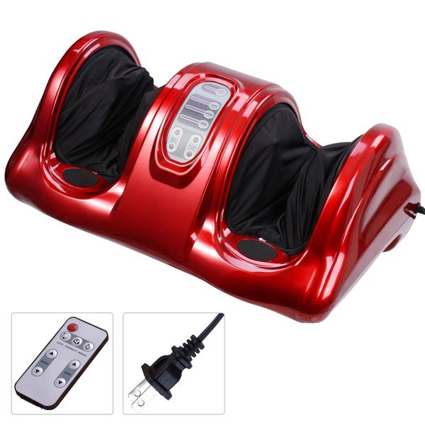 

kneading foot leg massager machine with remote red foot massagers