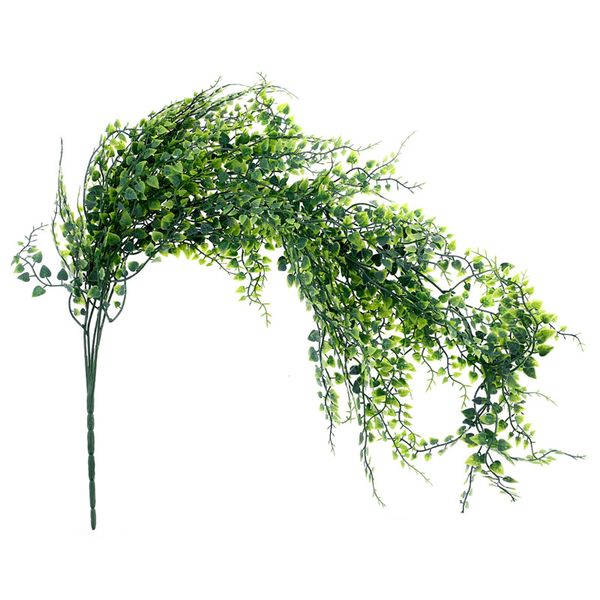 

5pcs wall hanging artificial leaves simulated green plants vine modern home office walls party decorative supplies drop shipping