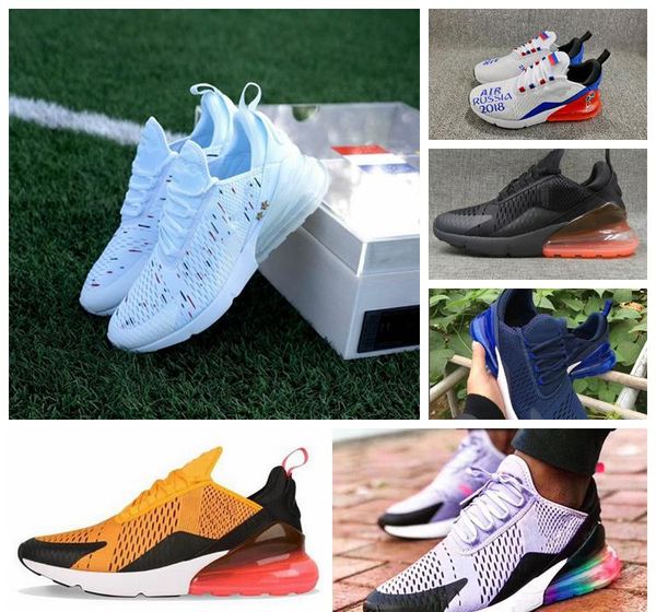 

2019 new 270 running hoe men women triple black univer ity gold pla hing ink de igner neaker trainer port hoe 36 45