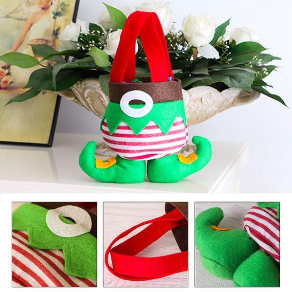 

sell festive merry christmas gift bag feet elf candy bag add festive atmosphere