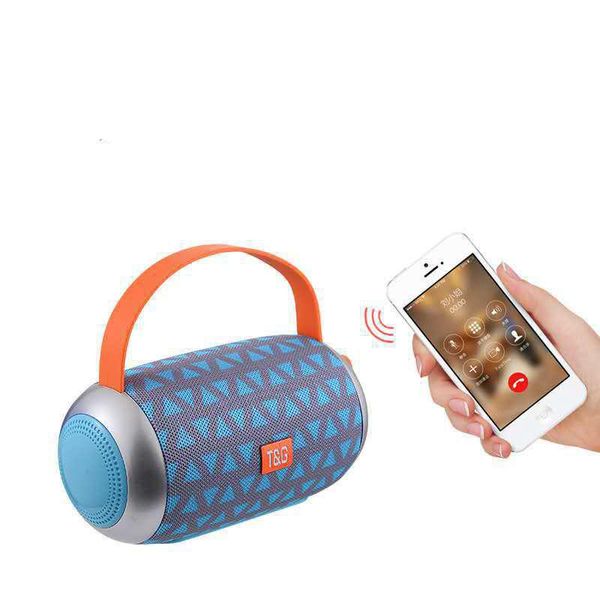 

new reach tg112 outdoor portable hand-held bluetooth waterproof speaker double horn outdoor travel wireless subwoofer support tf fm card