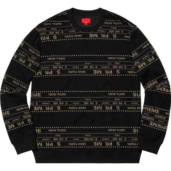 

19ss metallic jacquard crewneck lettter logo sweater fashion warm long sleeve couple women and men's designer sweater hfkymy006, White;black