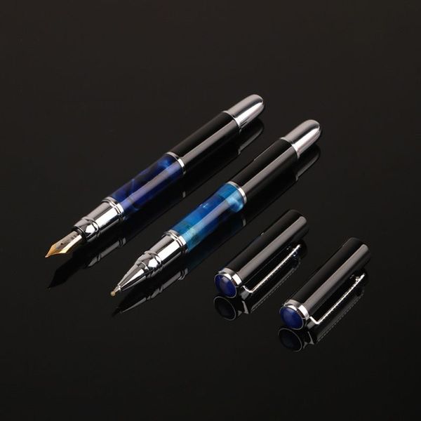 

luxury metal ballpoint fountain pen business student writing calligraphy office school supplies 0.5mm