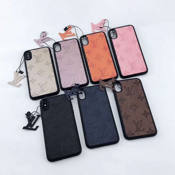 

wholesale new designer phone case for iphonex/xs xr xsmax iphone7/8plus 7/8 6/6s 6/6sp luxury flower style phone cases 7 style