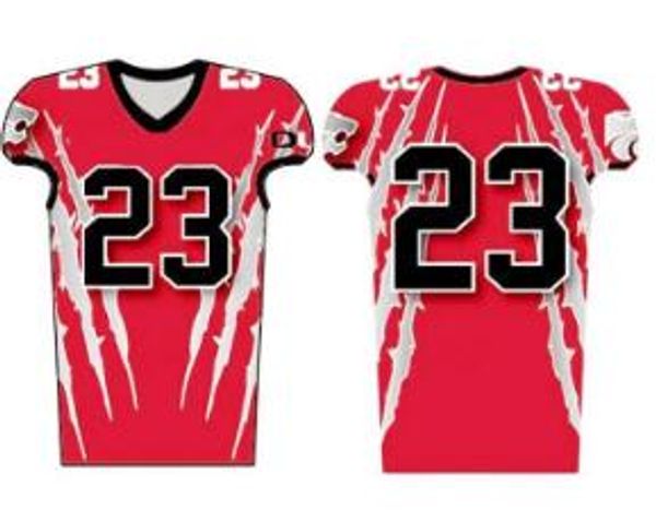 

11 quick-drying color matching prints not faded football jerseys2q3e23e23 26, Black;red
