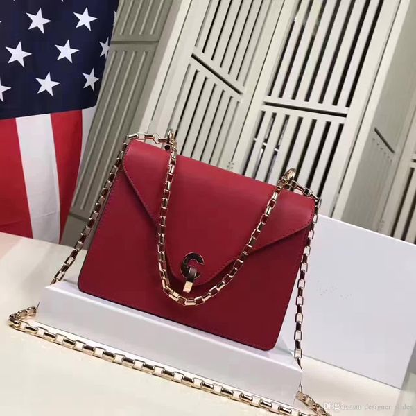 

2019 brand fashion bags designer luxury handbags purses women wallet genuine leather handbag new arrival crossbody red bag