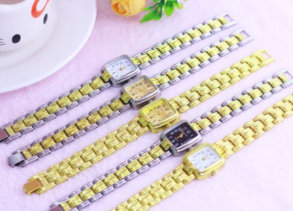 

2019 new classic women's dress gift quartz watch ladies fashion dress gold alloy luxury watch women's, Slivery;brown