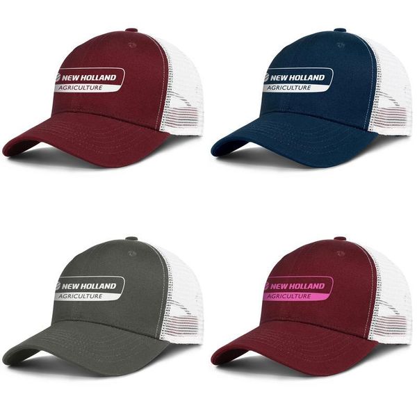 

new holland agriculyure farm harvesting adjustable trucker cap ball fitted fashion baseball hat pink breast cancer flash, Blue;gray