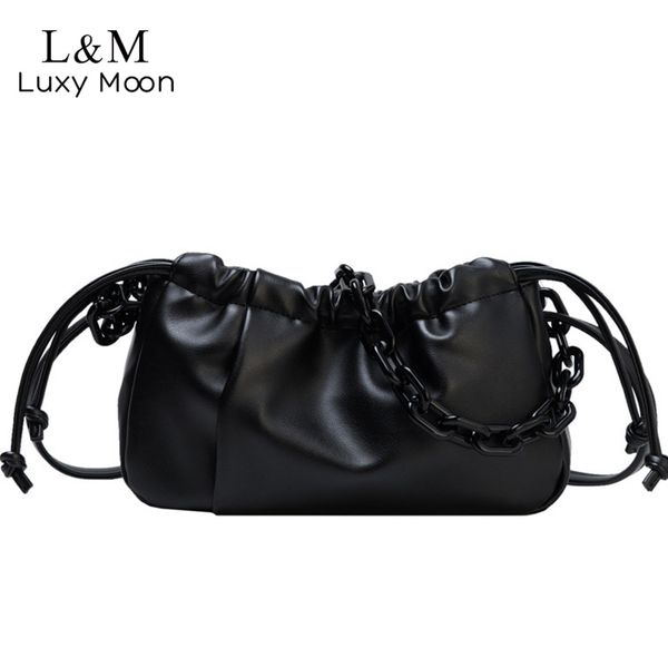 

2020 new women fashion chain handbag female solid color pu leather crossbody bags ladies small shoulder messenger bag xa699h