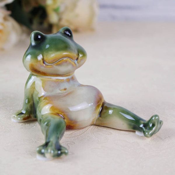 

симпатичные творческий frog статуэтки gift статуя home decor украшения прекрасные номера свадебные подарки craft фарфор украшение животных к