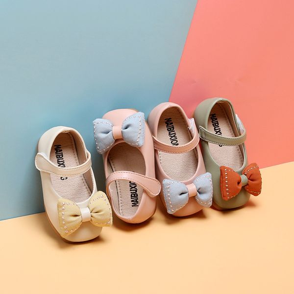 

infant girl first walker baby brithday shoes 1-3-year girls princess casual shoes baby girls bow walker soft-sole anti-slip