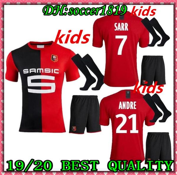 

2019 2020 tade rennai kid kit occer jer ey hort home hirt 19 20 tade rennai youth occer et hunou ben arfa football uniform, Black;yellow