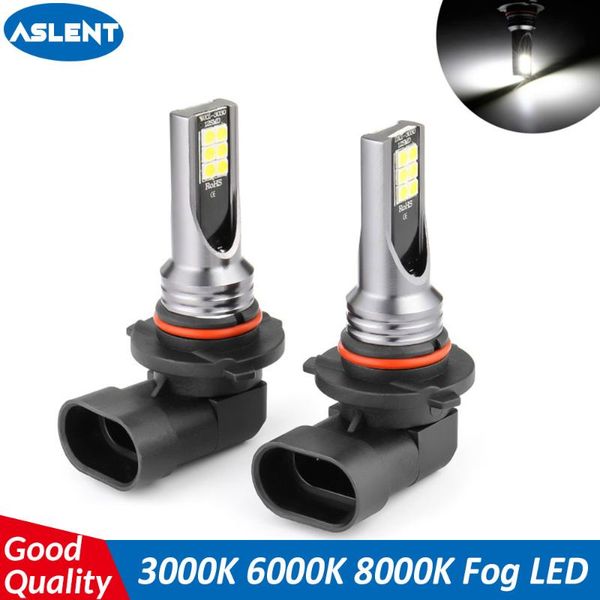 

aslent h8 h11 fog light mini h7 led car driving running lamp bulb hb3 9005 hb4 9006 3000k 6000k 8000k luces led para auto 12v