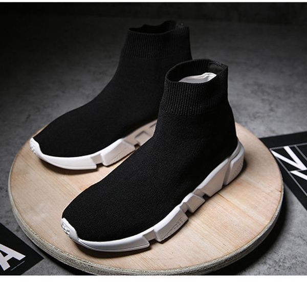 

luxury designer speed trainer fashion men women socks boots black white blue red glitter flat mens trainers sneakers runner casual shoes