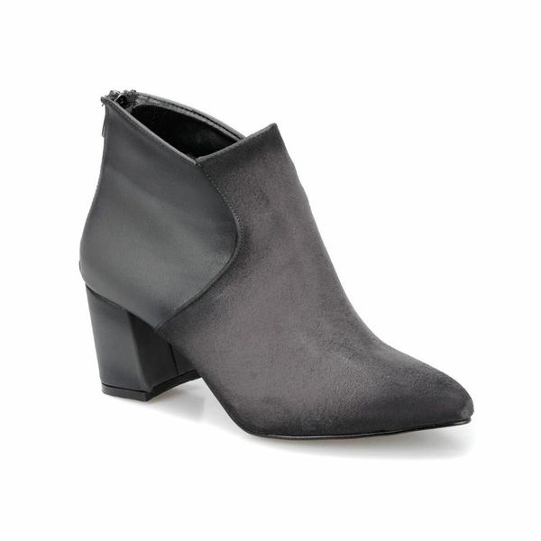 

flo pita77z gray suede women 's boots butigo, Black
