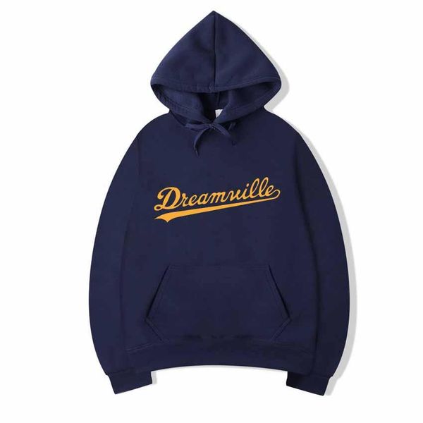 

2019 новая толстовка мужчины hip hop dreamville j cole логотип hooded swag письмо руно j cole hoodie winter толстовка мужчины пуловер, Black