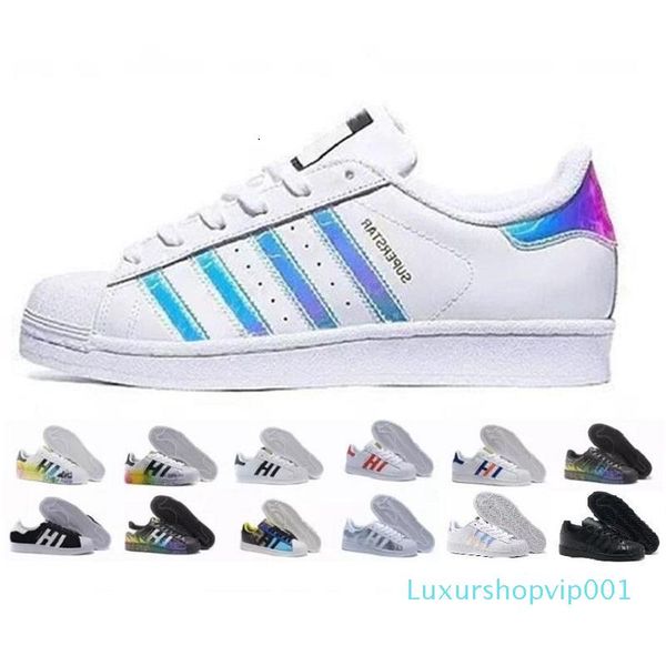 

горячие продажи мода мужская повседневная обувь суперзвезда женская плоская обувь женщины zapatillas deportivas mujer любители оригинальной, Black