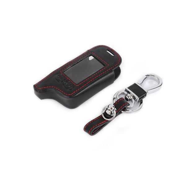 

car key case двухсторонней кожи автомобили-styling key cover чехол для tomahawk tz 9010 tz 9030 lcd remote