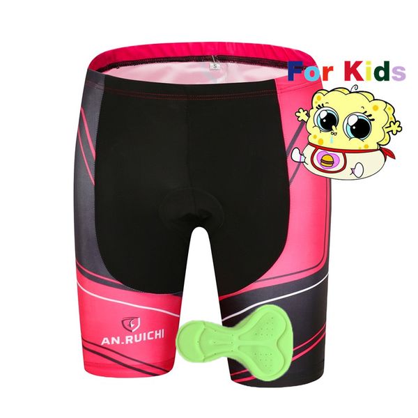 

an.ruichi 2020 mtb summer shorts ciclismo convoyes children carretera ciclismo bicicletas de ropa cycling shorts, Black;red