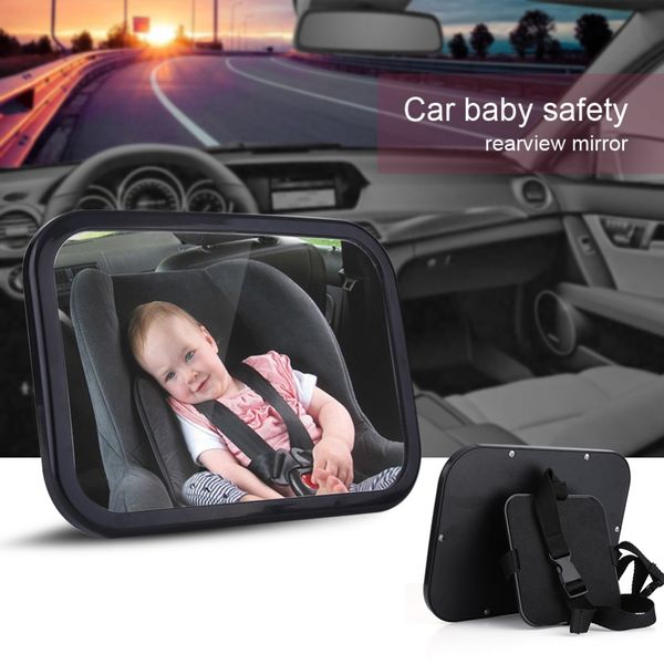 

car safety easy view back seat mirror baby facing rear ward child infant care adjustable baby rear convex mirror kids monitor