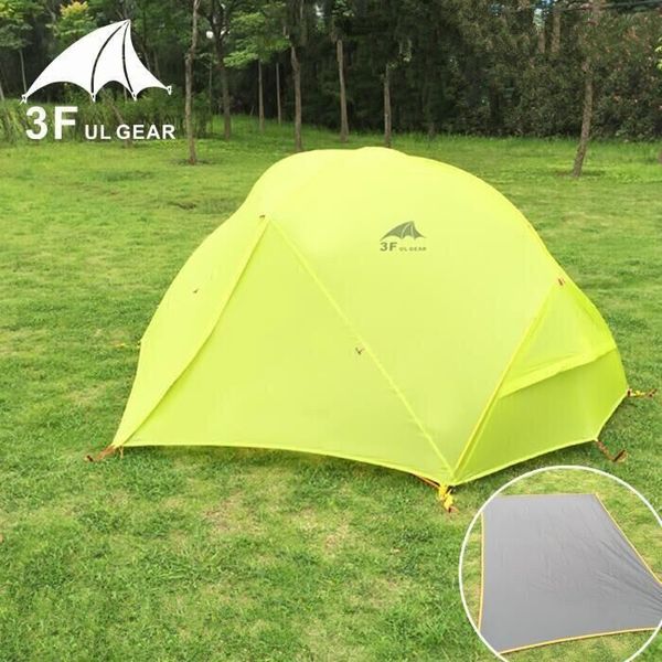 

2 person 4 season camping tent outdoor ultralight hiking backpacking hunting waterproof tents 3f ul gear