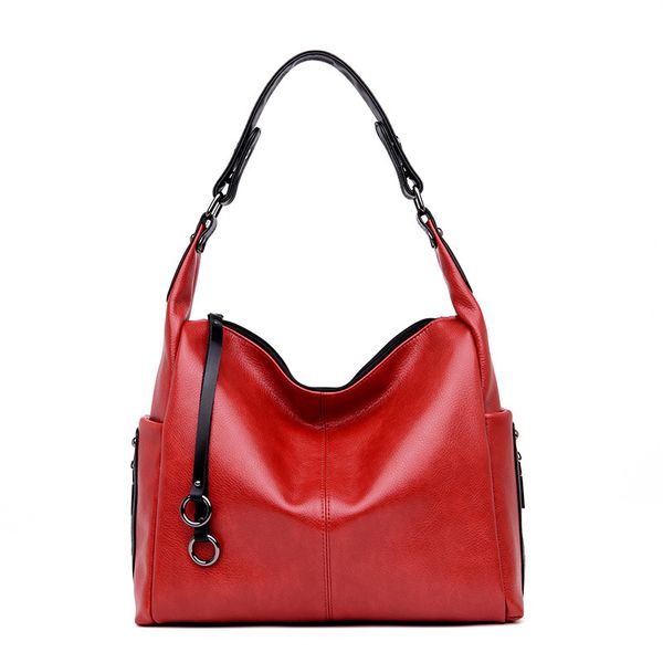 

2019 new genuine leather women's bag ladies shoulder bag fashion messenger sheepskin handbag