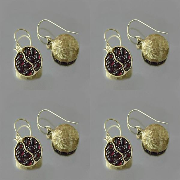 

2019 pomegranate golden woman earring luxury jewelry women designer dangle earrings, Silver