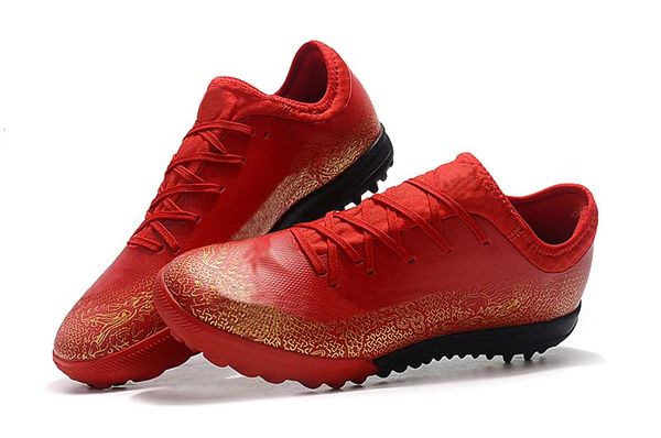 

boutique men knitted soccer shoes mercurial superflyx 6 elite ic / tf soccer shoes low help red football shoes