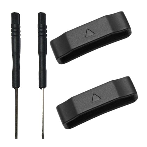 

for garmin fenix 3 / fenix 3 hr fitness smart watch strap retaining hoop loop silicone retainer black holder