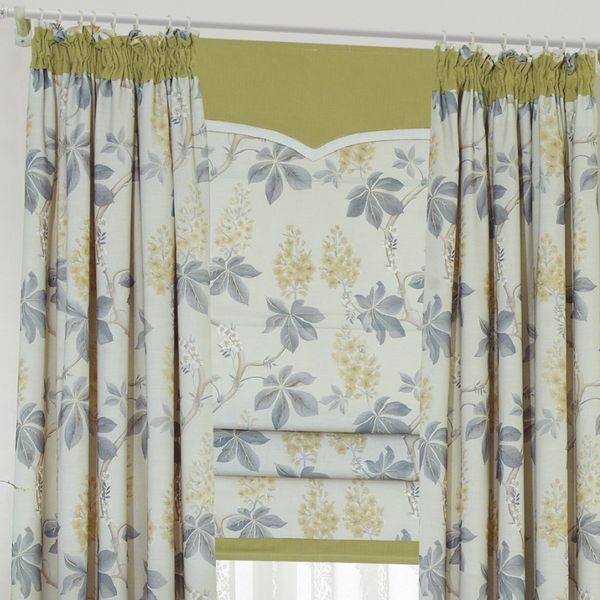 

rural cotton and linen printing shade curtains for living dining room bedroom