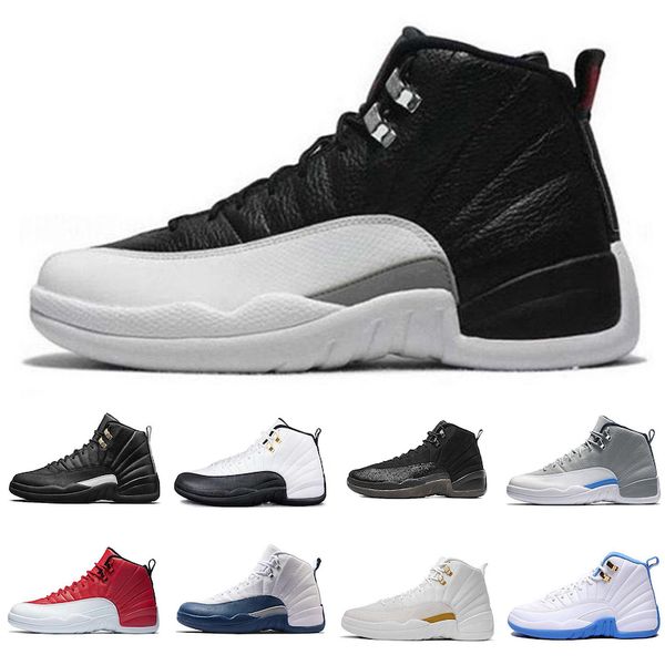 

2018 12 12s basketball shoes for mens winterized black wntr gym red flu game gamma blue taxi the master men sports sneakers