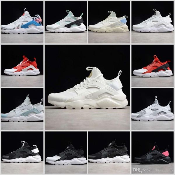 

2019 новое прибытие huarache 4 iv run ультра глубокий синий черный спортивные кроссовки высокое качество 4s человек тренеры huarache кроссов