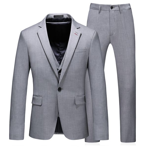 

selling light grey morning style men tailcoat groom tuxedos man groomsmen men wedding suits bridegroom 3 piece suits, White;black