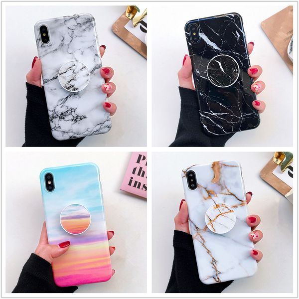 

Fa hion marble holder tand phone ca e for iphone x 6 6 7 8 plu for iphone x max xr 7plu 8plu ca e luxury cover