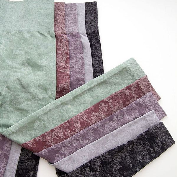 

camo seamless sport leggings women yoga pants sportswear high waist workout gym leggings sport women fitness scrunch butights, White;red