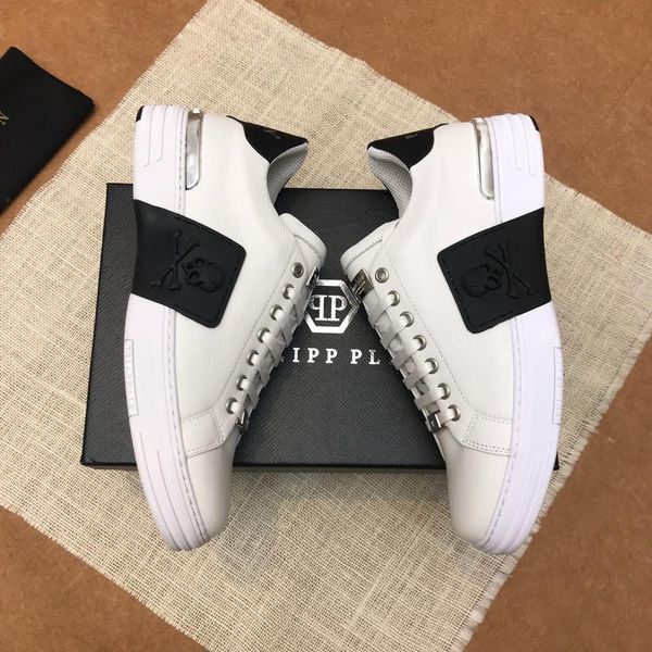 

2020 men's casual shoes fashion male designer sneakers running shoes leather party prom shoes ya-iokw, Black