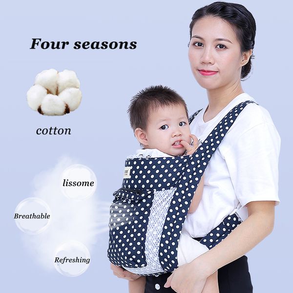 

baby carrier sling ergonomic kangaroo cotton backpack sling baby carrier wrap infant kids hipseat waist for newborn 0-36 months