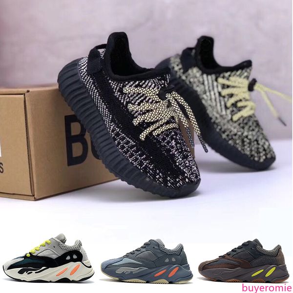 

детские дизайнерские кроссовки kanye west 700 v3 wave runner 3m светоотражающие детские кроссовки boy girl кроссовки детская спортивная обув