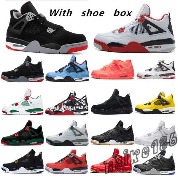 

with box white cement 4 4s iv what the cactus jack cool grey men basketball shoes fiba unc mushroom denim blue sports sneakers