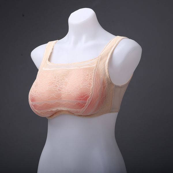 

comfort special bra breast forms enhancer insert for mastectomy bra, Red;black