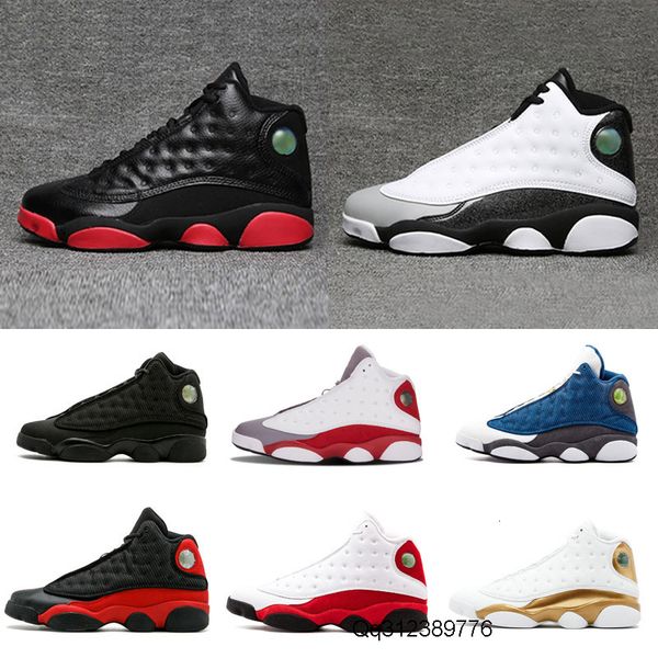 

basketball shoes 13 13s mens sport shoes blackcat dmp he got game whitetrue navy chicago italy blue size us 7-13