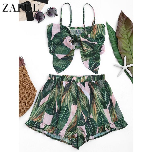 

zaful new cami leaf print cover up dress beach dress women tropical slip summer beach cover ups for women, Blue;gray